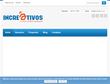 Tablet Screenshot of increativos.com